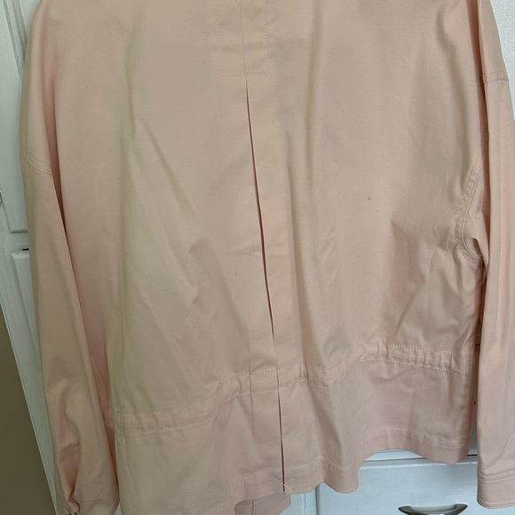 Ann Taylor Factory - baby pink combat style cotton jacket XL NWT - Picture 4 of 8